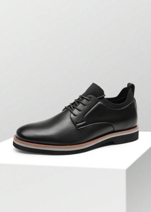 Men's Lace-Up  Light Comfortable Fashion Classic Oxfords Derby Shoes Design With A Sporty Outsole