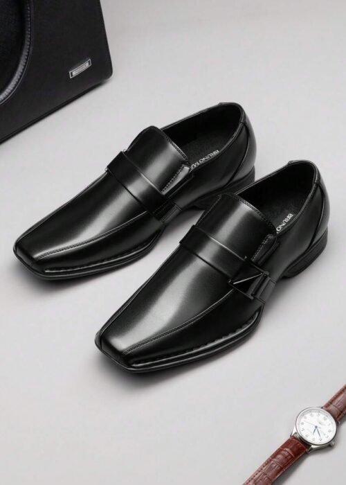 Men's Lined Dress Loafers Formal Shoes Men Dress Loafer Shoe Slip On Moccasins Daily Comfort Leather